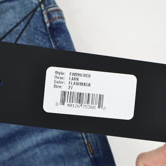 Edwin Lark Mid Rise Bootcut Denim Jean Flashback Blue Size 27 NWT EW2061ICS - Picture 3 of 6